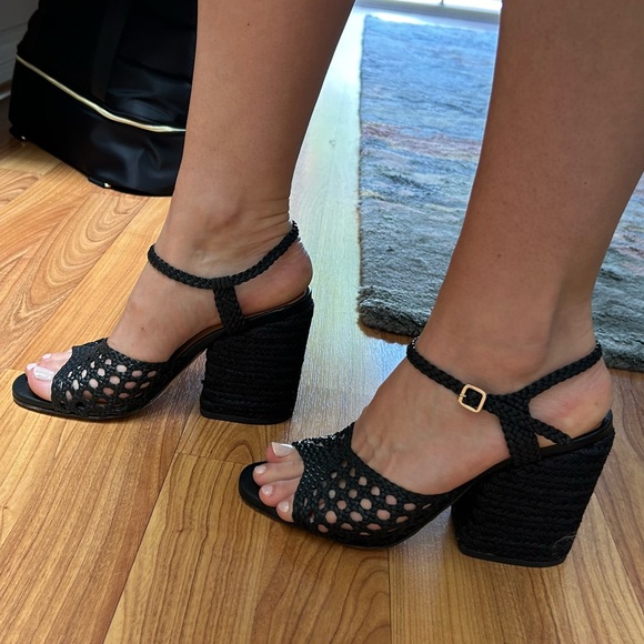 Paloma Barceló Leather Braided Espadrilles - Picture 6 of 9